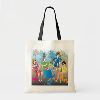 Tela Bolso de Damas del Dragón de Mah Jongg