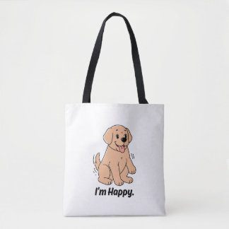 Tela Bolso de dibujos animados de cachorro Retriever Do