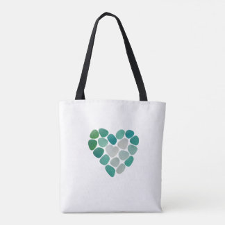 Tela bolso de diseño de vidrio de mar