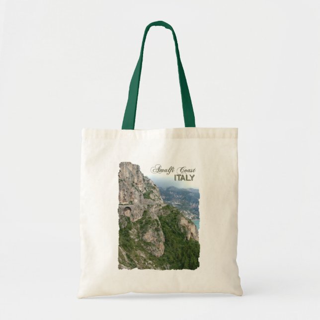 Tela Bolso de encargo de la costa de Amalfi - elija el (Frente)