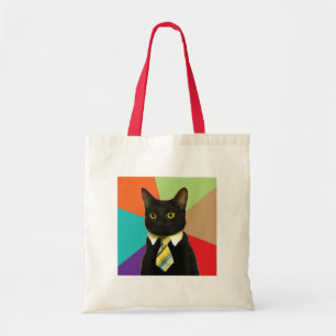 Tela Bolso de encargo del gato del negocio