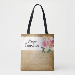 Tela Bolso de encargo del profesor de música -