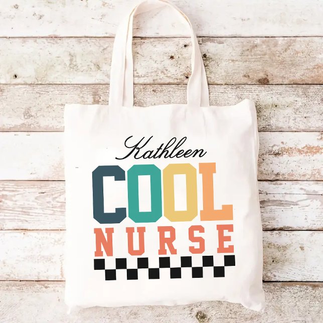 Tela Bolso de enfermera personalizado, regalo de enferm (nurse gift, nurse appreciation gift, custom name tote bag, graduation gift for her, nurse tote bag,)