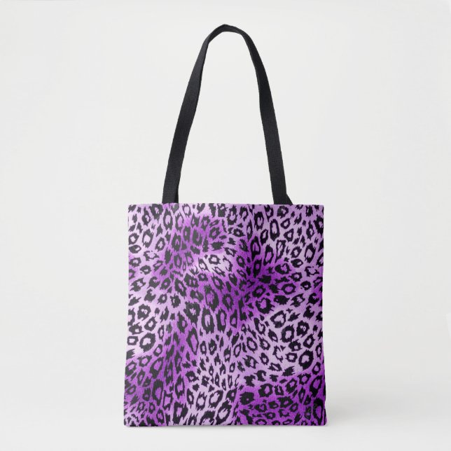 Tela Bolso de estampado de animal de lunares de leopard (Anverso)