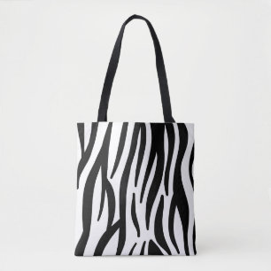 Tela bolso de estampado de cebra