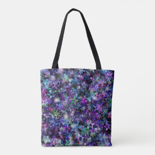 Tela bolso de estrellas del arco iris