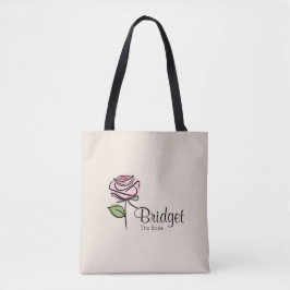 Tela Bolso de Fiesta de Boda de Rosa Rosa Encantadora –