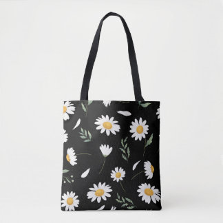 Tela Bolso de flores de margarita