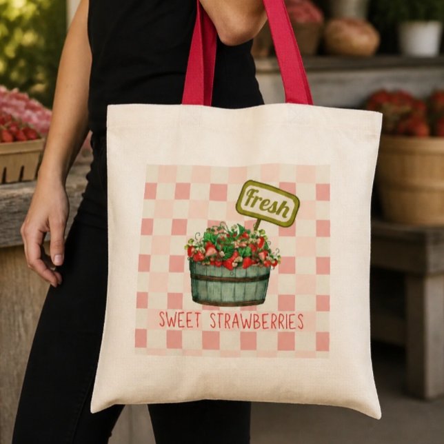 Tela Bolso de Fresas Dulces Frescas (Subido por el creador)