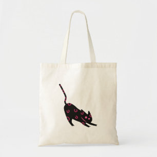 Tela Bolso de gato negro estético Tote Felino Afortun