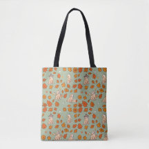 Bolso de Golden Retriever Floral de Halloween Ador