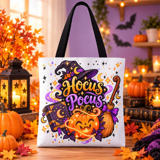 Tela Bolso de Halloween de Bruja Hocus Pocus