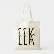 Bolso de Halloween espeluznante con araña y telara