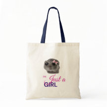 bolso de hámster triste solo una niña