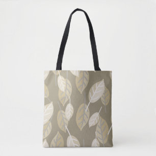 Tela bolso de hojas de café