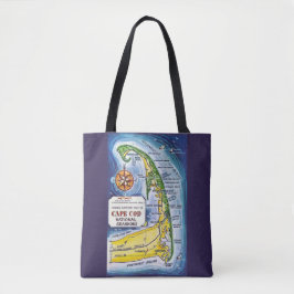 Tela Bolso de hombro de la costa de Cape Cod