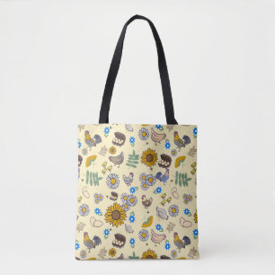Tela Bolso de hombro en gallinero trasero