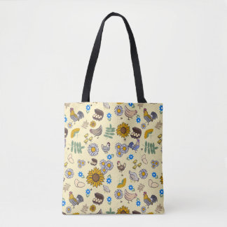 Tela Bolso de hombro en gallinero trasero