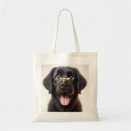 Tela Bolso de imagen de perro juguetón