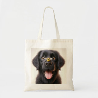 Tela Bolso de imagen de perro juguetón