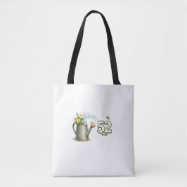 Tela Bolso de jardinería regalo de cumpleaños número 52