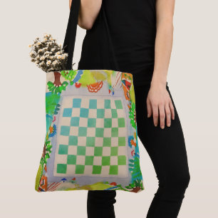 Tela Bolso de juego de acuarela jugable y colorido