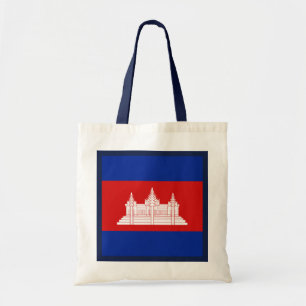 Tela Bolso de la bandera de Camboya
