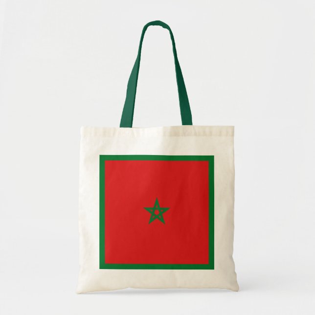 Tela Bolso de la bandera de Marruecos (Frente)