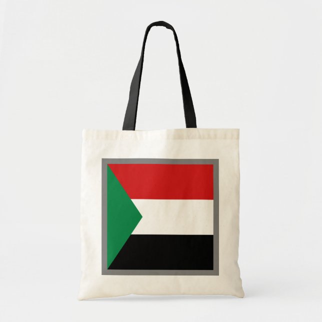Tela Bolso de la bandera de Sudán (Frente)