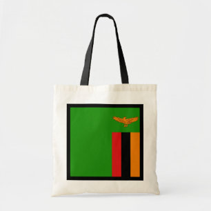 Tela Bolso de la bandera de Zambia