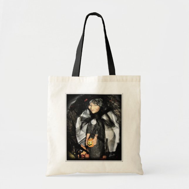 Tela Bolso de la bruja de Halloween (Frente)