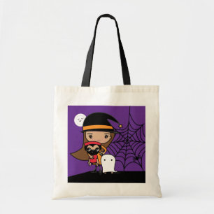 Tela Bolso de la bruja y del caramelo de Halloween del