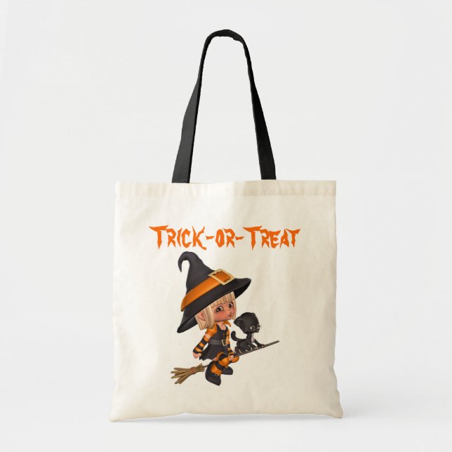Tela Bolso de la bruja y del gato (Frente)
