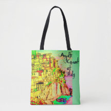 Bolso de la Costa Amalfi de Italia por Artista