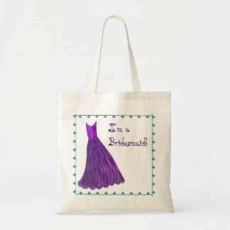 Tela Bolso de la dama de honor - ajuste PÚRPURA del