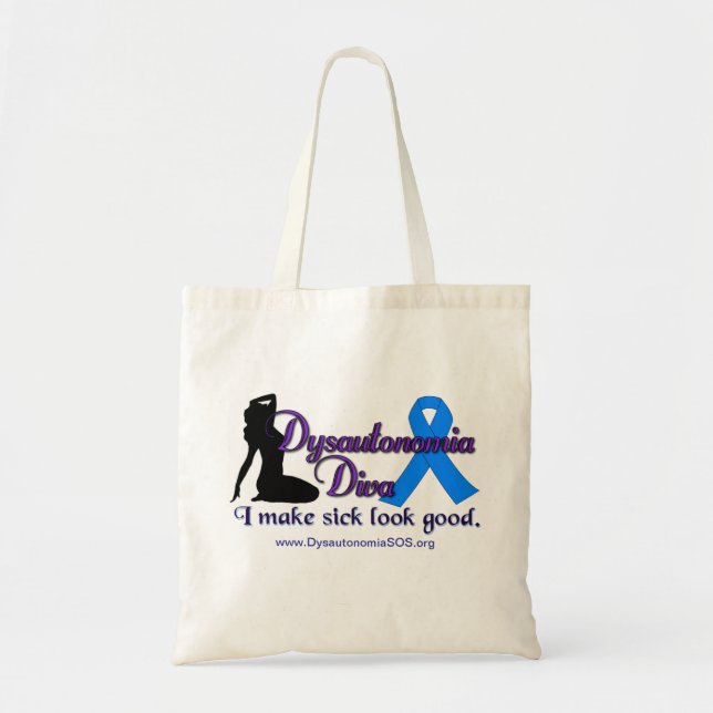 Tela Bolso de la diva de Dysautonomia (Frente)