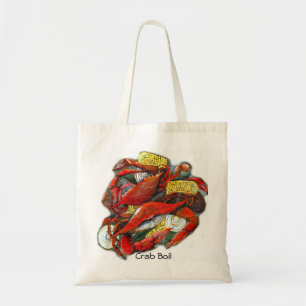 Tela Bolso de la ebullición del cangrejo