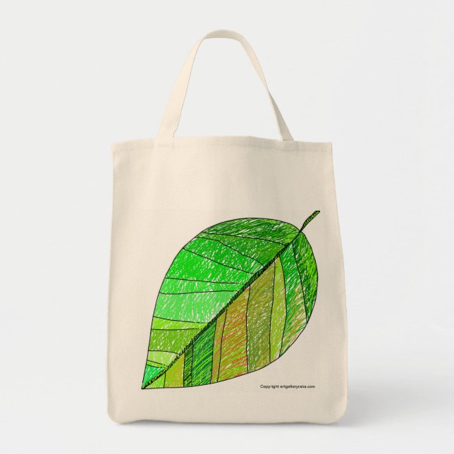 Tela Bolso de la ecología (Frente)