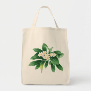 Tela Bolso de la flor blanca