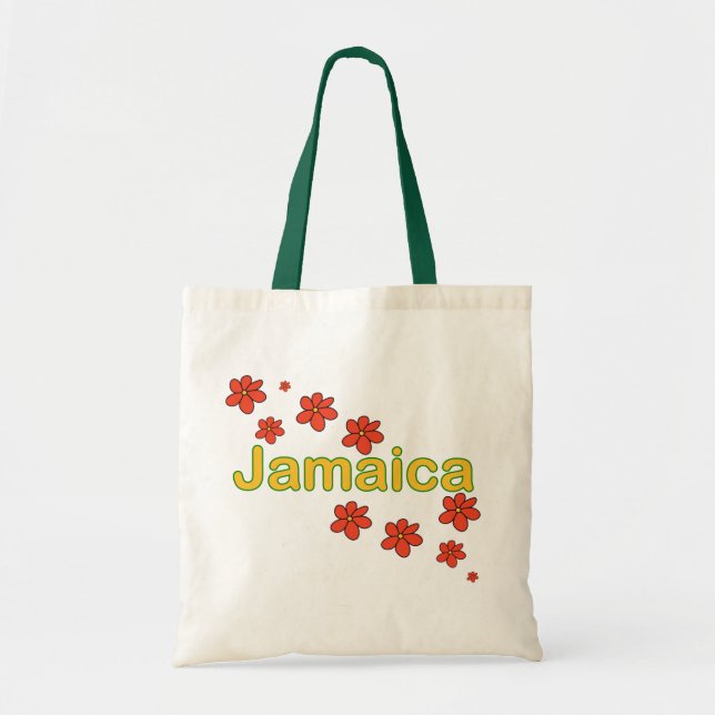 Tela Bolso de la flor de Jamaica (Frente)