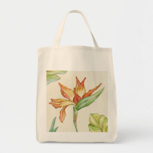 Tela Bolso de la flor de la ave del paraíso