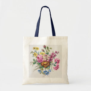 Tela Bolso de la flor de Sevres - pintado en 1776