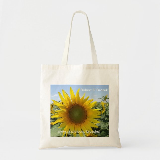 Tela Bolso de la flor de Sun (Frente)