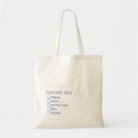 Bolso de la lista de control de la guardería en