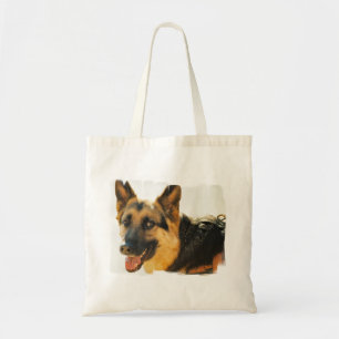 Tela Bolso de la lona de la foto del perro de pastor