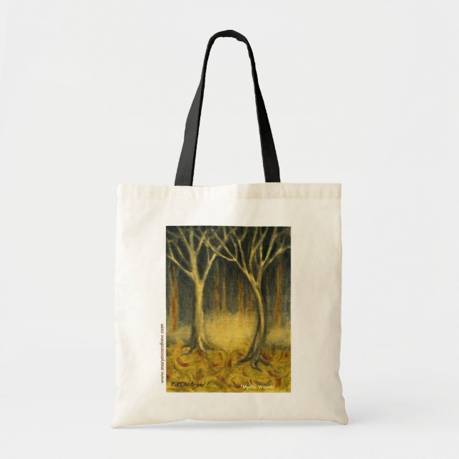 Tela Bolso de la lona de "maderas místicas" (Frente)