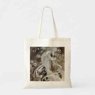 Tela Bolso de la lona: Ilustracion de Mucha de Le