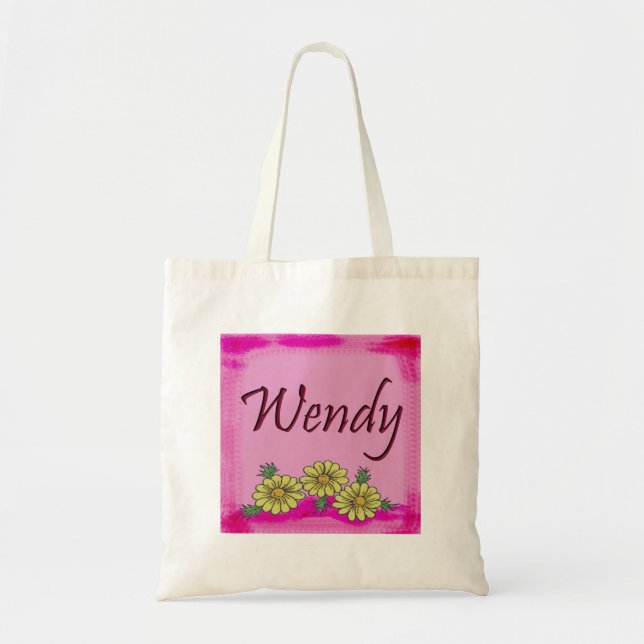 Tela Bolso de la margarita de Wendy (Frente)