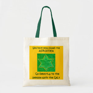 Tela Bolso de la mordaza de Afikomen