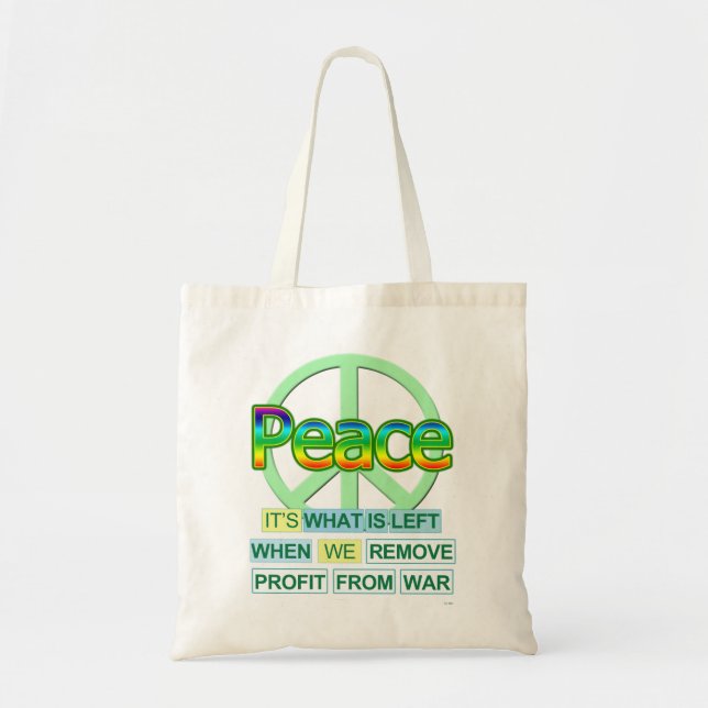 Tela Bolso de la PAZ (Frente)